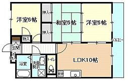 フォレスト相田 3LDKの間取図画像