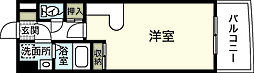 舟入・FLATS ワンルームの間取図画像