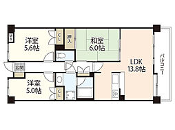 古江パーク・ホームズ 3LDKの間取図画像