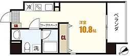 ResidenceIconnNISHIHARA ワンルームの間取図画像