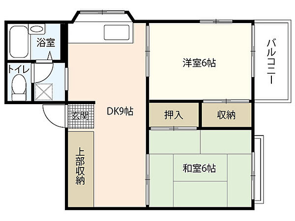 フォーブル川村 ｜広島県広島市西区南観音8丁目(賃貸マンション2LDK・2階・41.30㎡)の写真 その2