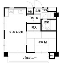 池尻ハイム舟入  ｜ 広島県広島市中区舟入南3丁目（賃貸マンション1LDK・6階・35.20㎡） その2