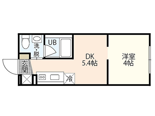 オオコウコーポラス ｜広島県広島市南区北大河町(賃貸アパート1R・1階・20.35㎡)の写真 その2