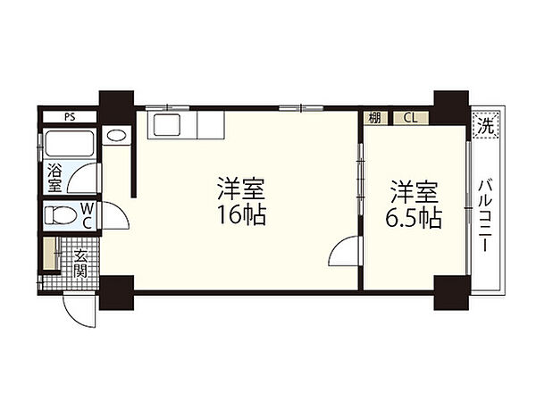 船本ビル ｜広島県広島市中区大手町5丁目(賃貸マンション1LDK・4階・49.00㎡)の写真 その2