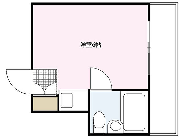 プレアール若草 ｜広島県広島市東区若草町(賃貸マンション1R・3階・14.00㎡)の写真 その2