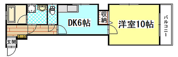 松尾ビル翠II 0501｜広島県広島市南区翠2丁目(賃貸マンション1DK・5階・35.00㎡)の写真 その2