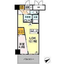 広島県広島市西区竜王町（賃貸マンション1LDK・6階・41.31㎡） その2