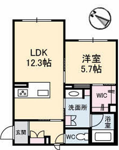 シャーメゾン16－21（イチロク　ニイチ） ｜広島県広島市南区西蟹屋2丁目(賃貸マンション1LDK・1階・47.40㎡)の写真 その2