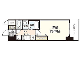 EC広島国泰寺  ｜ 広島県広島市中区国泰寺町2丁目（賃貸マンション1K・12階・23.94㎡） その2