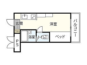 ネットビル4  ｜ 広島県広島市中区吉島西3丁目（賃貸マンション1R・2階・16.56㎡） その2