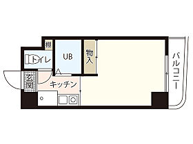 ソフィアコート住吉  ｜ 広島県広島市中区住吉町（賃貸マンション1K・8階・19.20㎡） その2