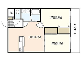 広島県広島市西区己斐上2丁目（賃貸マンション2LDK・1階・50.17㎡） その2