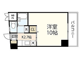 広島県広島市西区己斐本町1丁目（賃貸マンション1K・5階・27.40㎡） その2