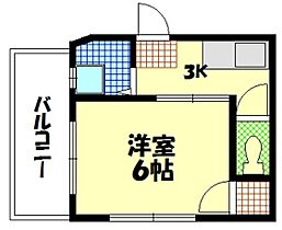 広島県安芸郡府中町本町1丁目（賃貸マンション1K・2階・20.60㎡） その2