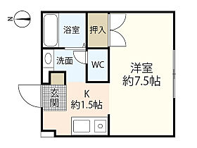 広島県広島市西区南観音6丁目（賃貸アパート1K・2階・24.84㎡） その2