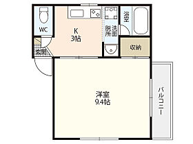 windward  ｜ 広島県安芸郡海田町上市（賃貸マンション1K・1階・26.57㎡） その2