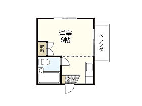 広島県広島市西区南観音町（賃貸マンション1R・2階・15.18㎡） その2