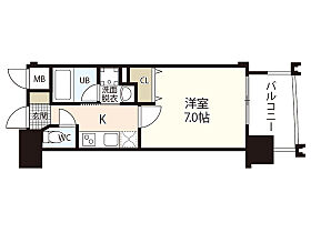 広島県広島市東区若草町（賃貸マンション1K・10階・24.06㎡） その1