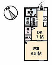 広島県廿日市市宮島口西3丁目（賃貸アパート1DK・1階・28.21㎡） その1