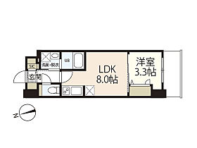 広島県広島市西区中広町1丁目（賃貸マンション1LDK・7階・29.87㎡） その2