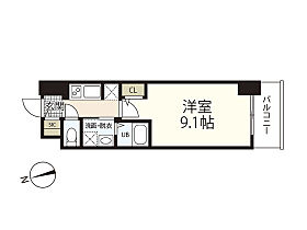 S-RESIDENCE広島駅clarity 203 ｜ 広島県広島市東区光町1丁目（賃貸マンション1K・2階・27.04㎡） その2