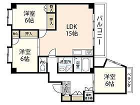 サンピア　ミラノ  ｜ 広島県広島市中区小網町（賃貸マンション3LDK・9階・82.00㎡） その2