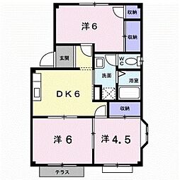 間取図画像 3DK