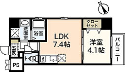 KatayamaBLDG24 1LDKの間取図画像