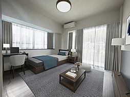 桜橋パーク 8階1LDKのリビング/ダイニング