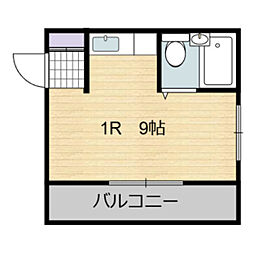 サンアイランドビル ワンルームの間取図画像