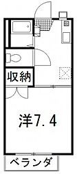 DOLCE.S2 1Kの間取図画像