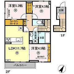 物件の間取り