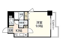 Sunflower 1Kの間取図画像