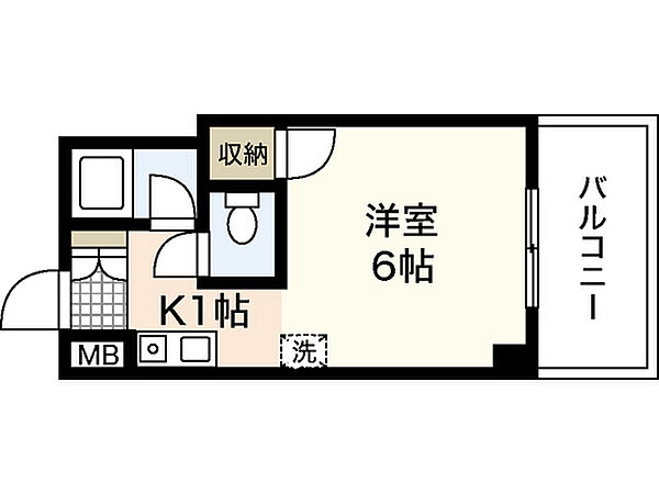 パークホレスト ｜広島県広島市南区東雲本町3丁目(賃貸マンション1R・2階・17.49㎡)の写真 その2