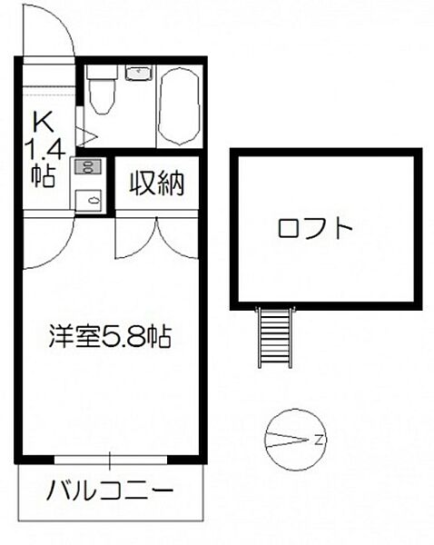 アヴェニュー佐方 ｜広島県廿日市市佐方1丁目(賃貸アパート1K・2階・16.20㎡)の写真 その2