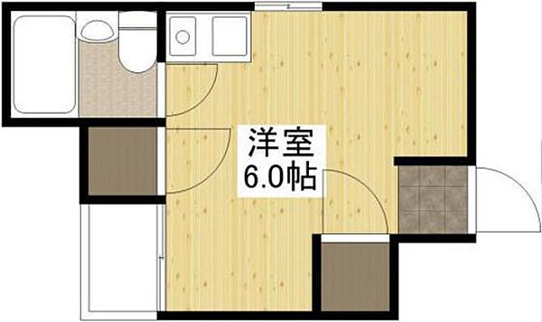 広島県広島市東区若草町(賃貸マンション1R・5階・14.00㎡)の写真 その2