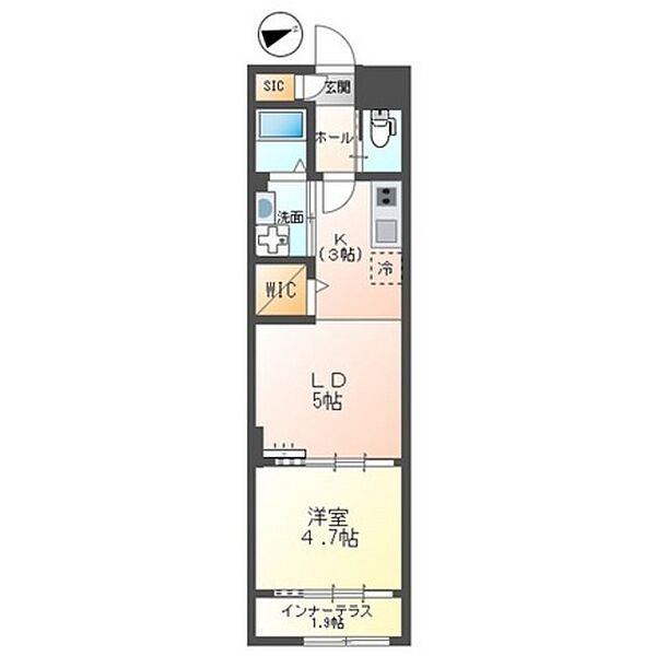 広島県東広島市西条町寺家(賃貸アパート1LDK・1階・35.37㎡)の写真 その2