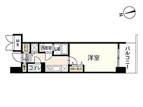 ファビュラス曙  ｜ 広島県広島市東区曙2丁目（賃貸マンション1K・8階・27.73㎡） その2