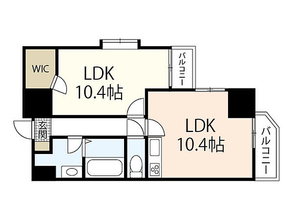 ノーブル大手町 ｜広島県広島市中区大手町5丁目(賃貸マンション1LDK・11階・45.70㎡)の写真 その2