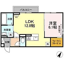 広島県広島市安芸区中野2丁目（賃貸アパート1LDK・3階・46.01㎡） その2