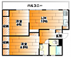 マンション尾那岡1号棟2階5.3万円