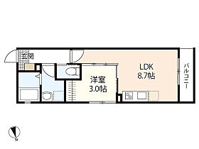 Sフラット江波本町  ｜ 広島県広島市中区江波本町（賃貸アパート1LDK・2階・30.43㎡） その2