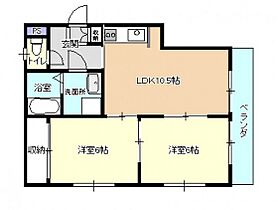 広島県広島市西区大宮1丁目（賃貸マンション2LDK・2階・47.34㎡） その2