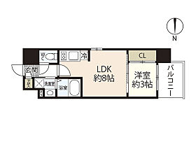 広島県広島市中区鶴見町（賃貸マンション1LDK・13階・28.53㎡） その2