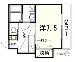 波田ビル5  ｜ 広島県安芸郡府中町大須4丁目（賃貸アパート1K・2階・28.53㎡） その2