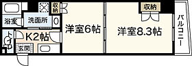 ヴァンサンク堺町  ｜ 広島県広島市中区堺町1丁目（賃貸マンション2K・6階・38.64㎡） その2