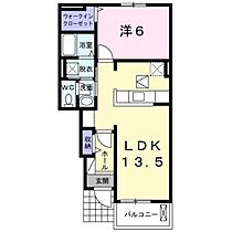 広島県広島市安芸区中野1丁目（賃貸アパート1LDK・1階・46.06㎡） その2