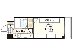 クルーズマンション 1Kの間取図画像