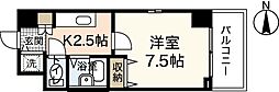 EFT広瀬北町 1Kの間取図画像