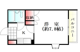 Ｍ山肩ビル  ｜ 広島県広島市西区小河内町2丁目（賃貸マンション1K・4階・21.83㎡） その2